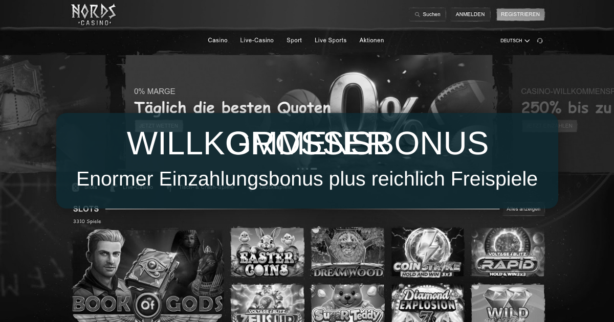 Nords Casino Österreich | Beste Slots, Boni & schnelle Auszahlungen